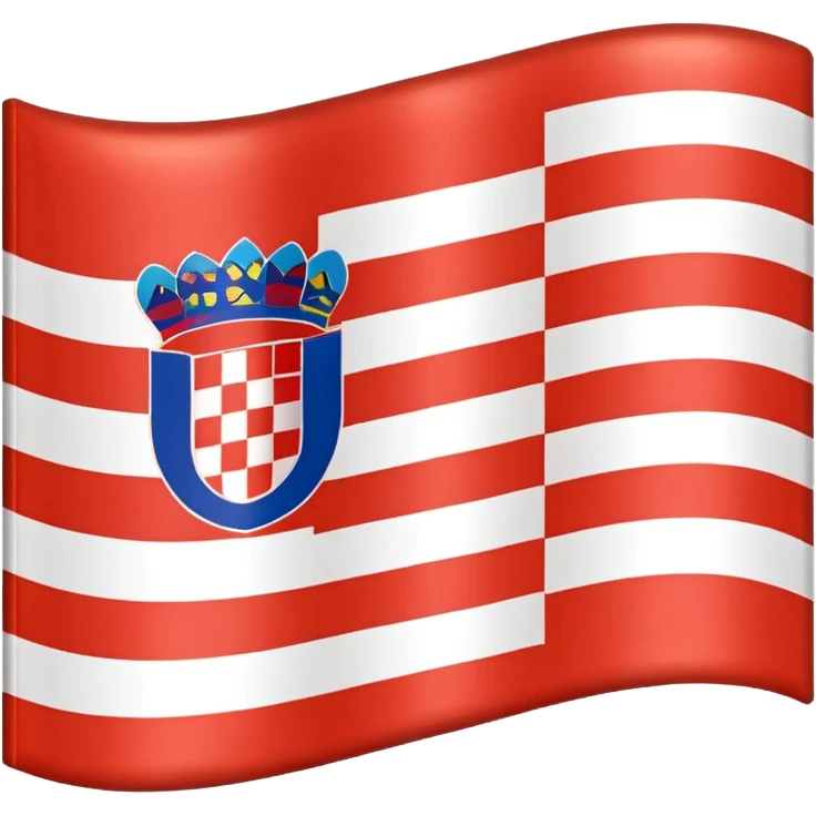 Flag of Croatia but Double emoji