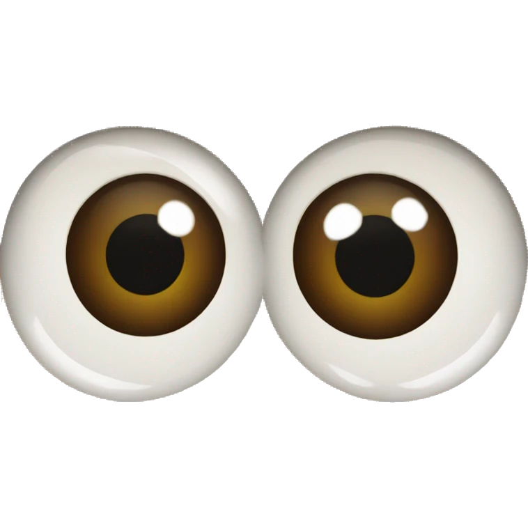 eye with 2 pupils emoji