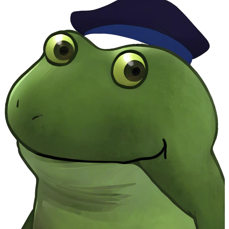 Bufo made out of clay  emoji