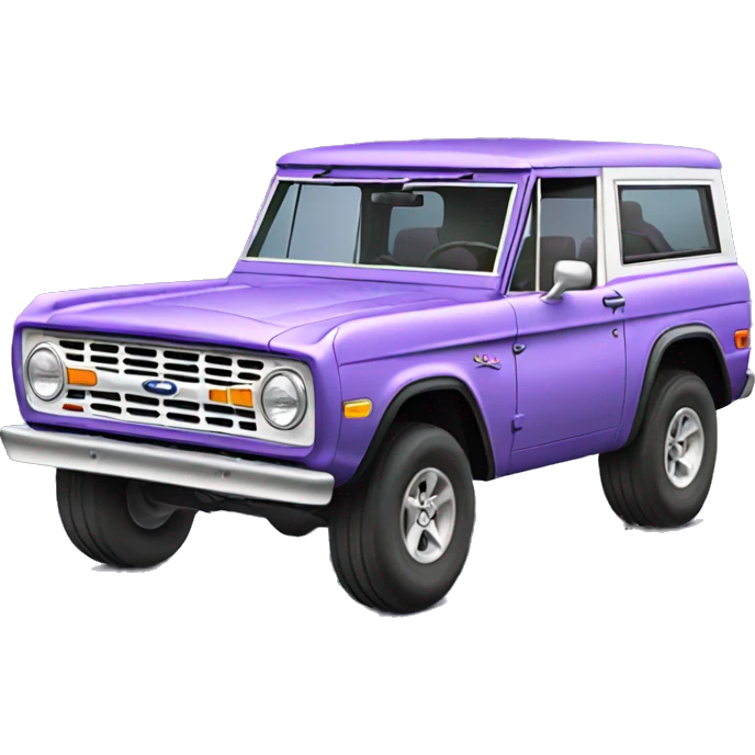 Lavender ford bronco emoji