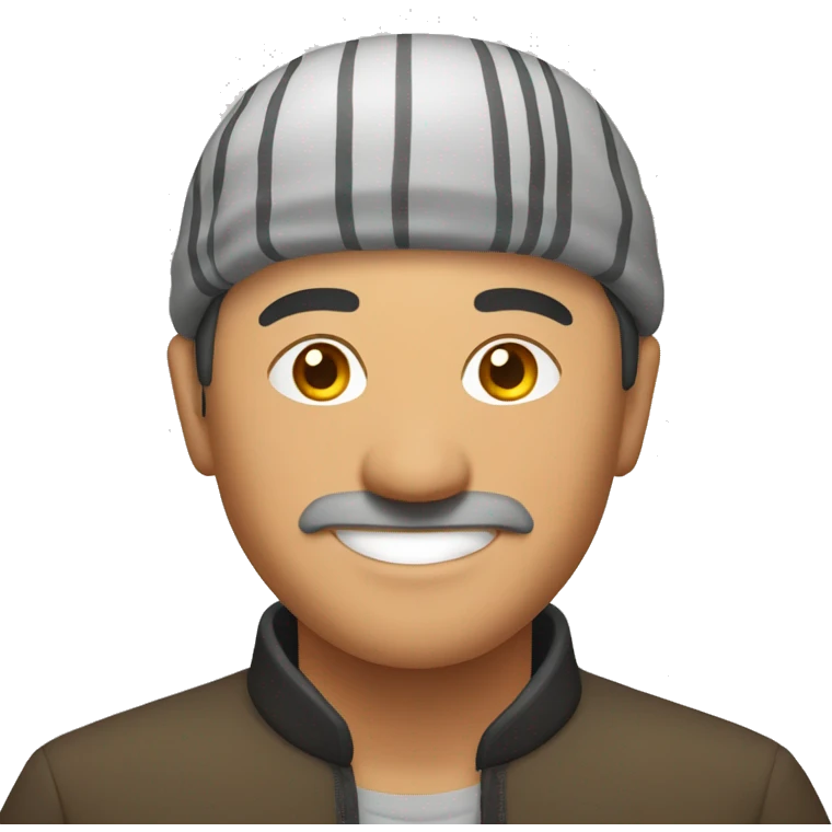 Smiling Kyrgyz man emoji
