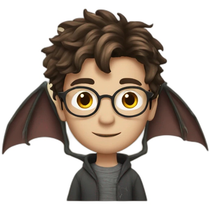 Harry Potter sur un dragon emoji