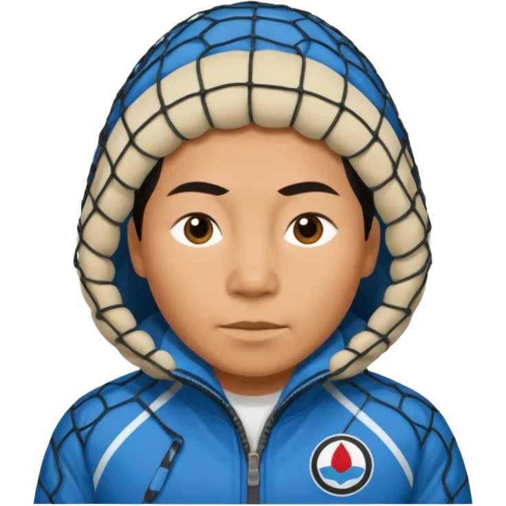 Inuit with nets jacket emoji