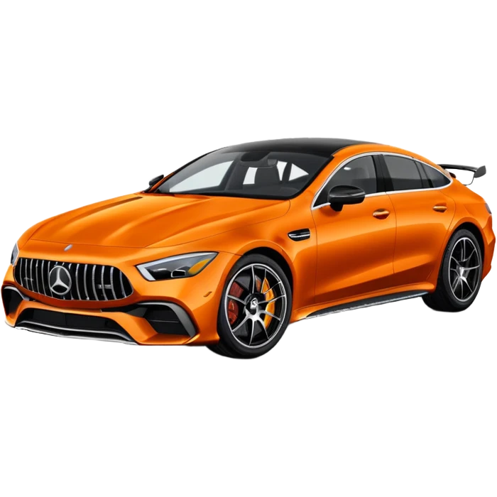 Mercedes amg gt 63 orange colour emoji