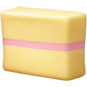 Pink stick of butter emoji