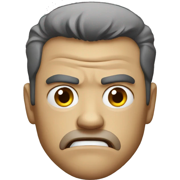 Angry man emoji