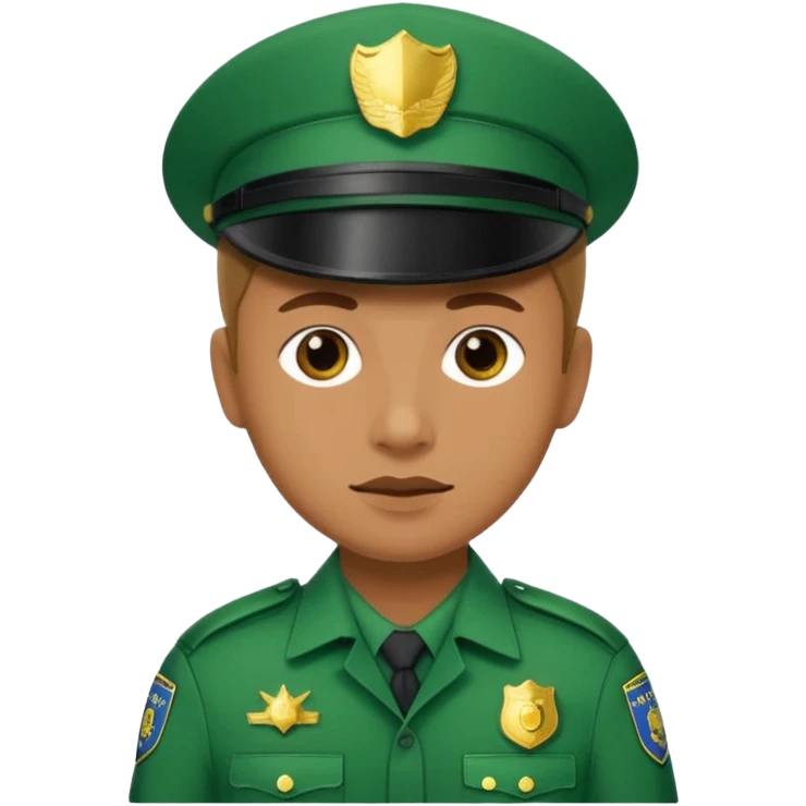 green police unfiorm emoji
