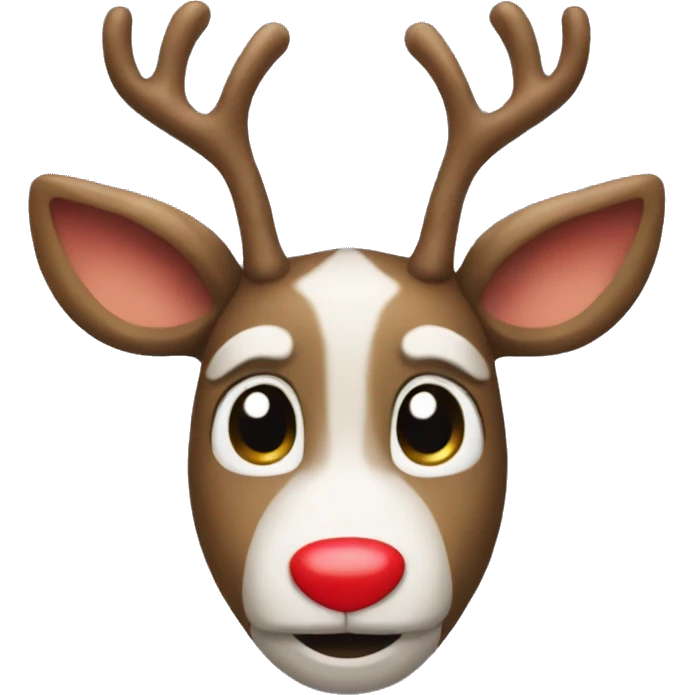 Red Nosed Reindeer emoji