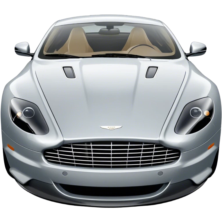 Aston Martin DB9 - Aston Martin (Model Year: 2016) (Iconic colour: Silver) emoji