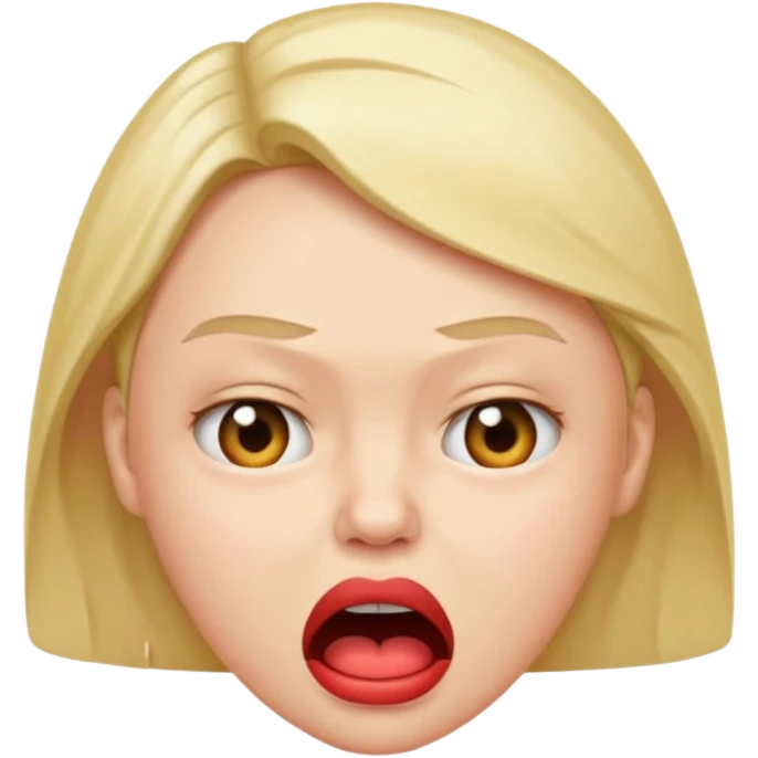 Person saying bad word emoji