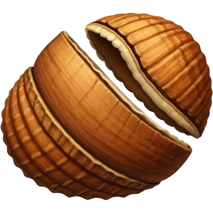 nut with shell emoji