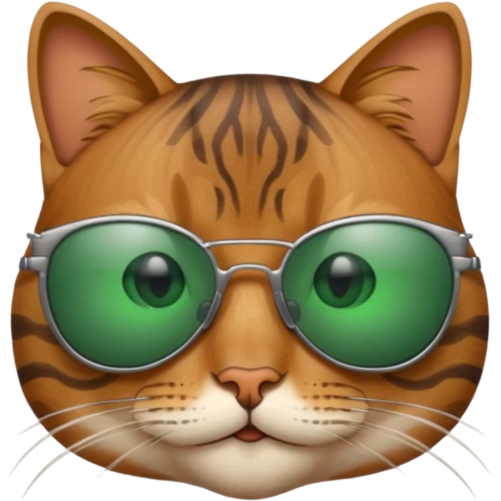 Cat wearing sunglasses emoji