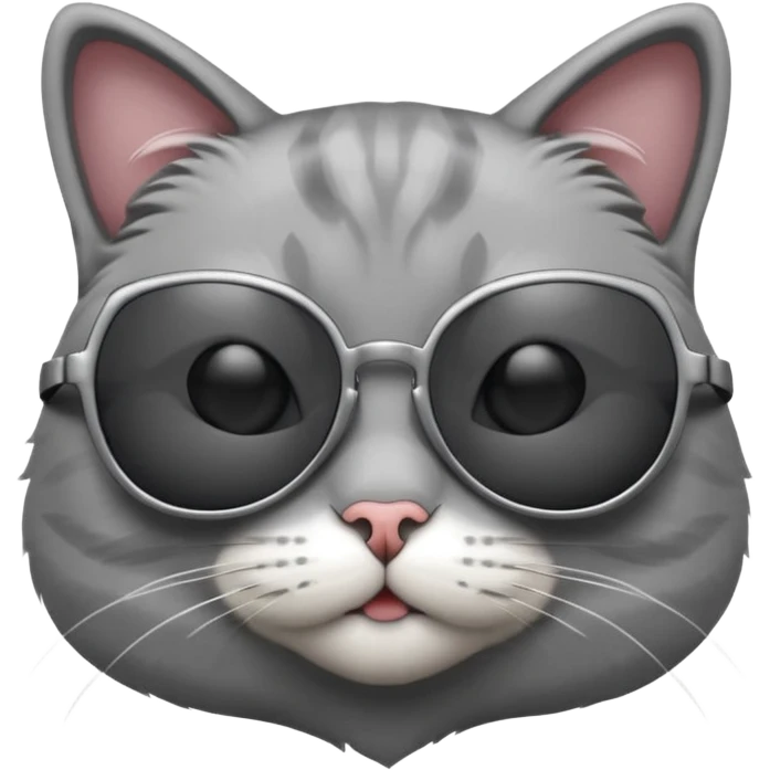 Cat wearing sunglasses emoji