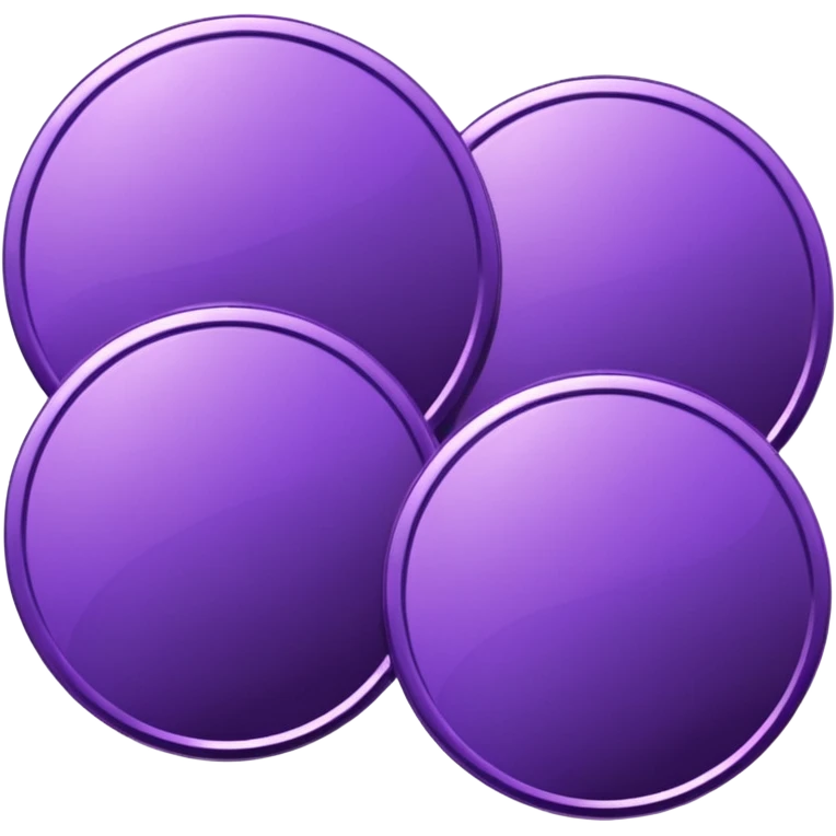 Coins purple emoji