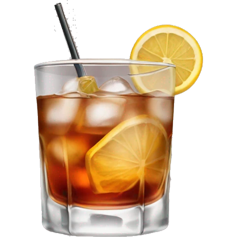Old Fashioned cocktail emoji