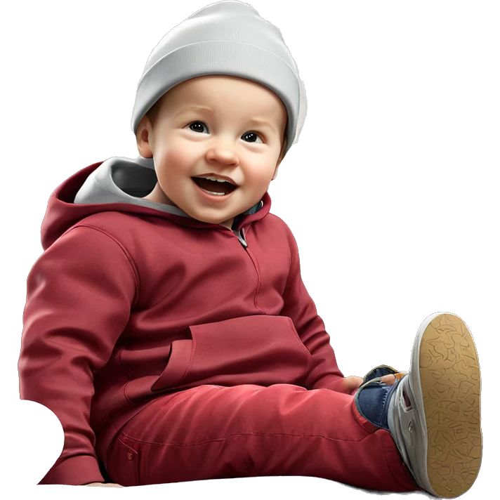 boy in hat realistic portrait emoji