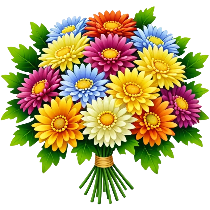 bouquet of chrysanthemums emoji