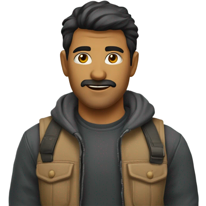 мужчина играет в пабг emoji