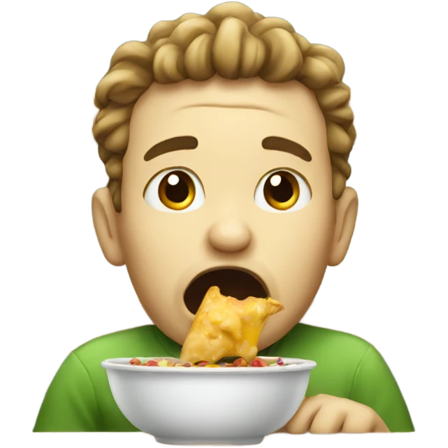Eating emoji
