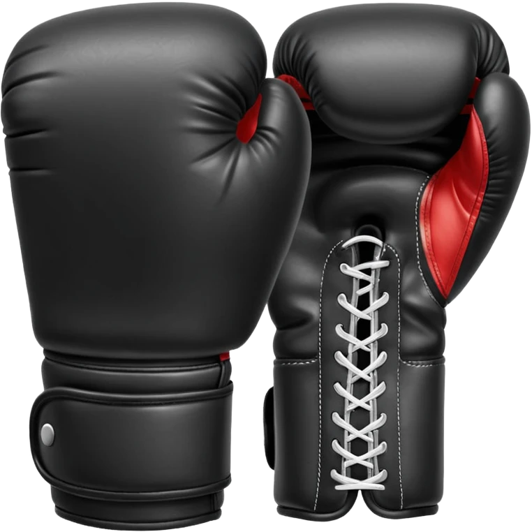 Black boxing glove with SB in white  emoji