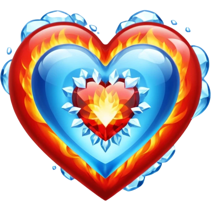 ❤️‍🔥💙 emoji