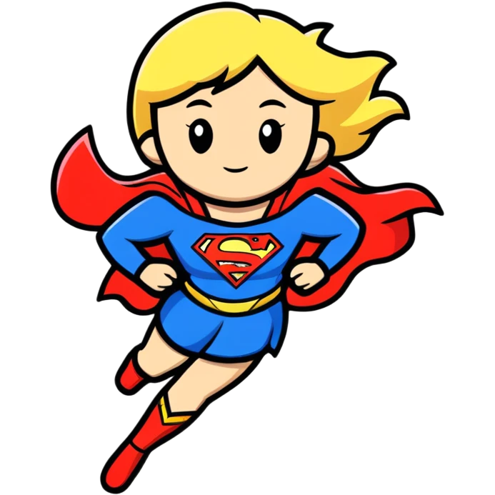 Supergirl from DC comics emoji
