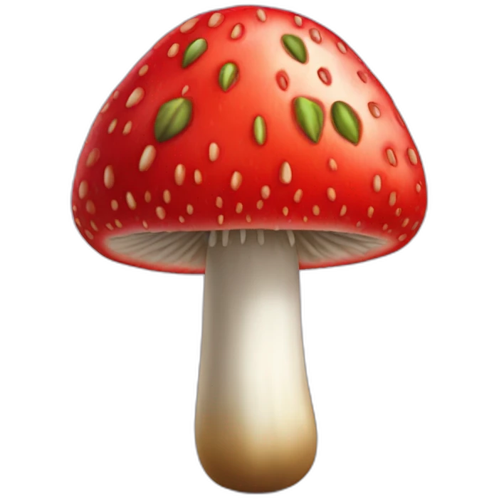 shroom strawberry emoji