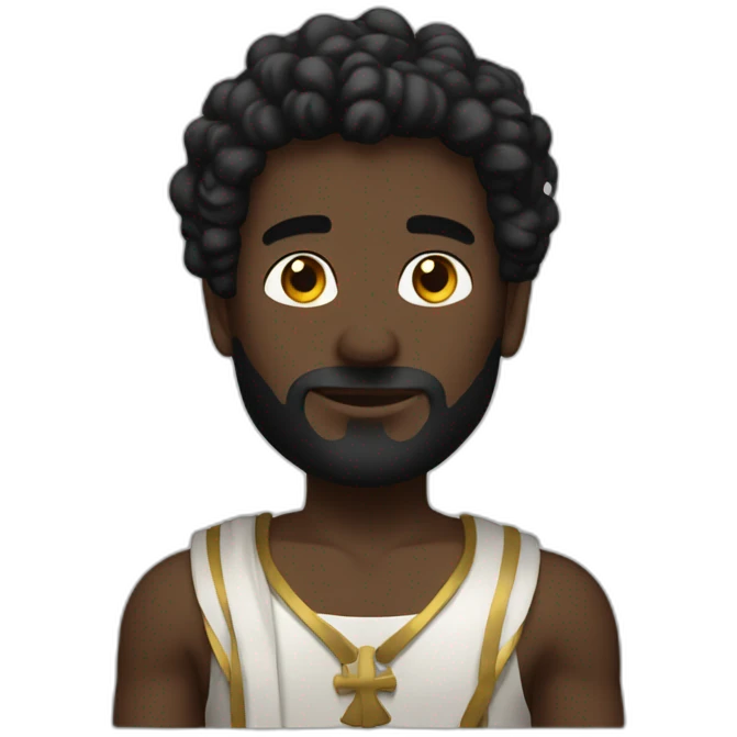 apolo deus negro emoji