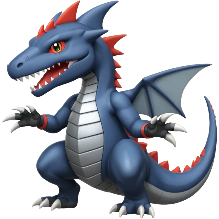 Tyrunt-Garchomp-Aggron-Axew-fusion emoji