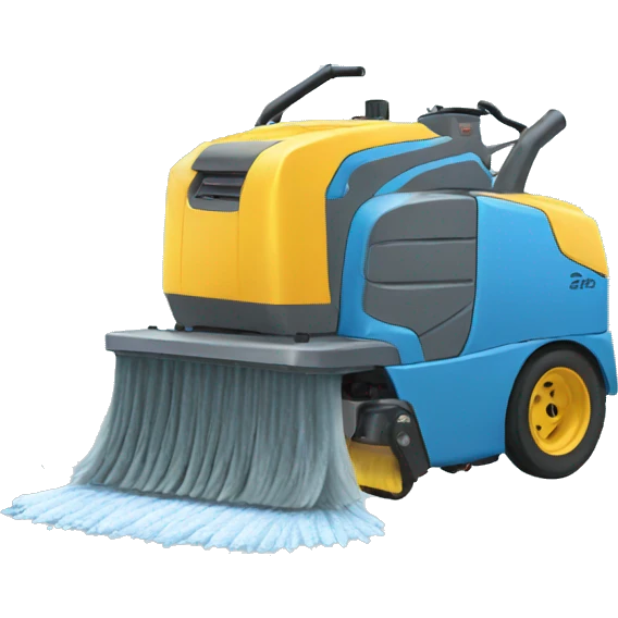 Ice sweeping machine emoji
