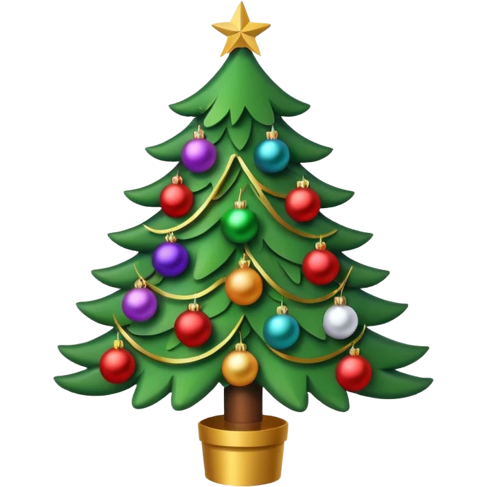 Christmas tree emoji