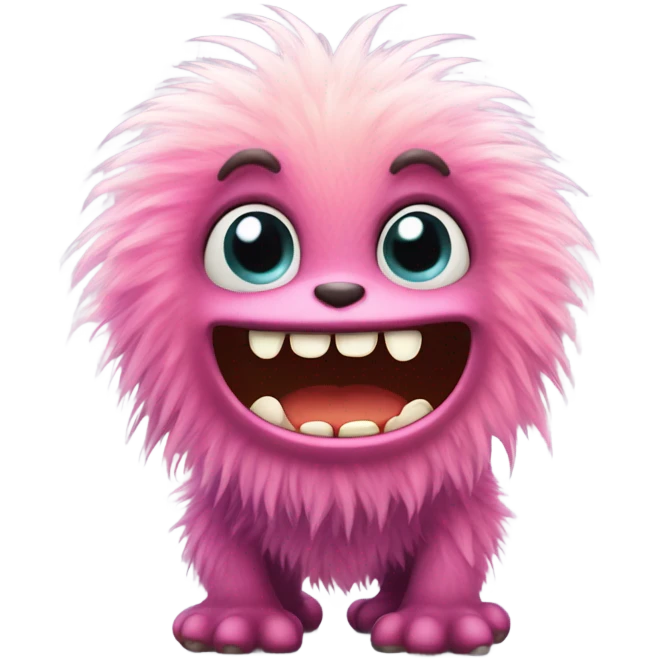 kind funny baby monster emoji