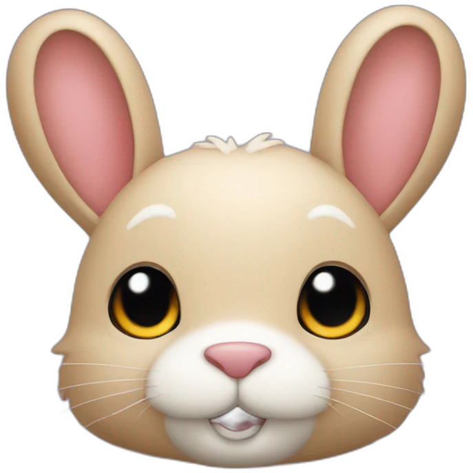 Rabbit in the bear emoji