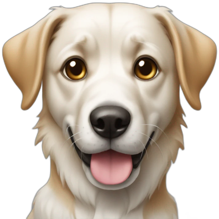 Chiens qui rigole  emoji