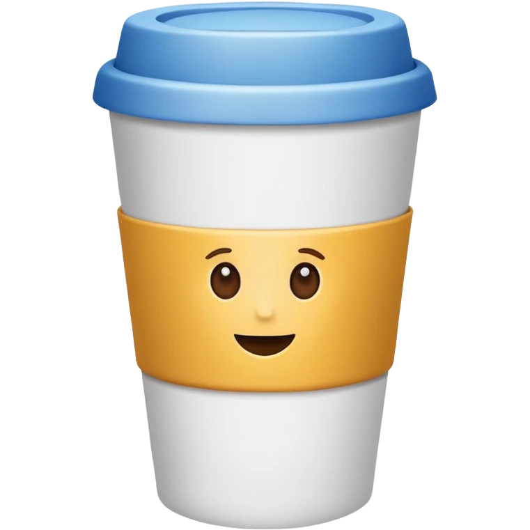 Paper coffee cup emoji