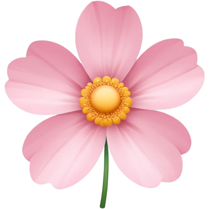 Light pink flower emoji