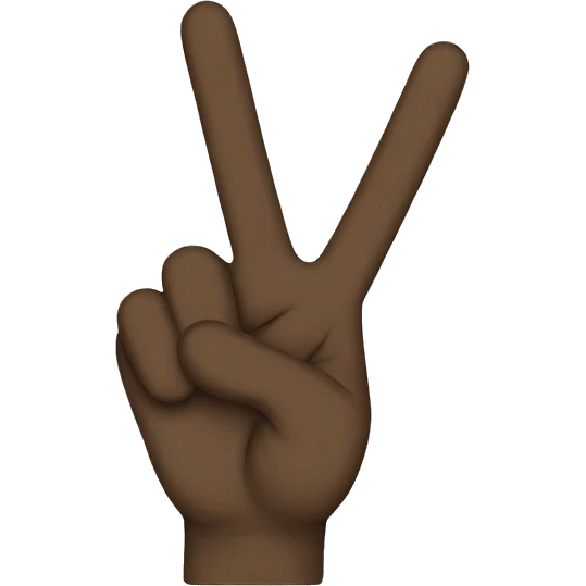 Peace sign  emoji