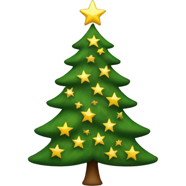 christmastree,stars emoji