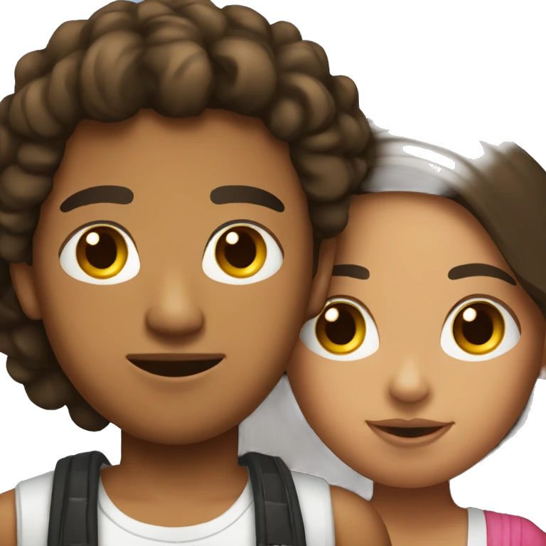 mexican boy and dominican girl  emoji