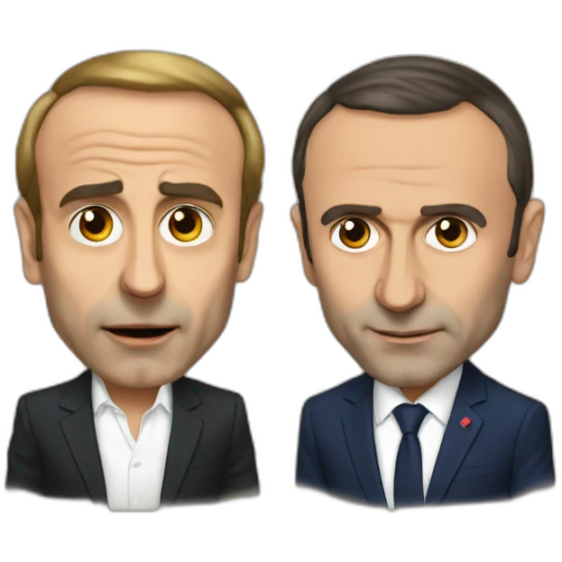Zemmour vs macron emoji