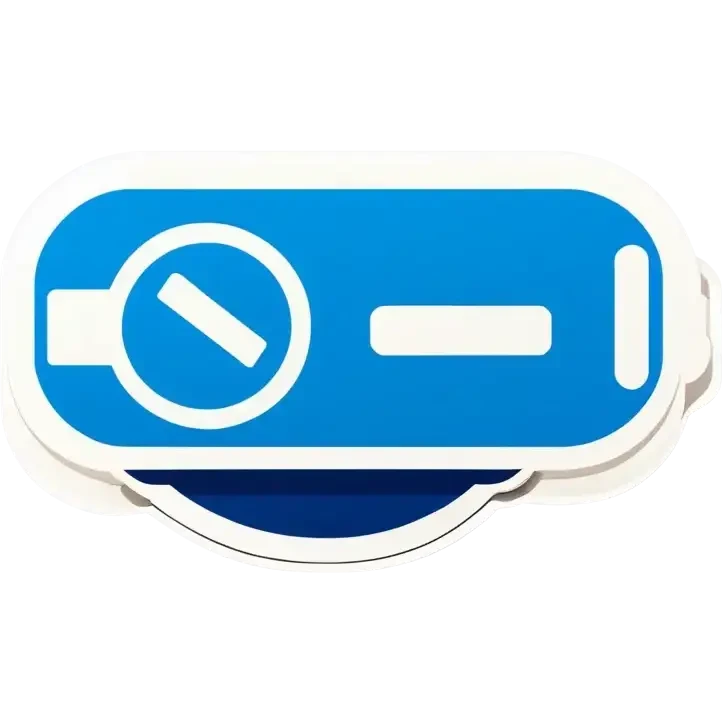 Blaue ladesäule für Elektroautos emoji