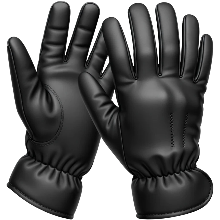 guantes negros hipica emoji