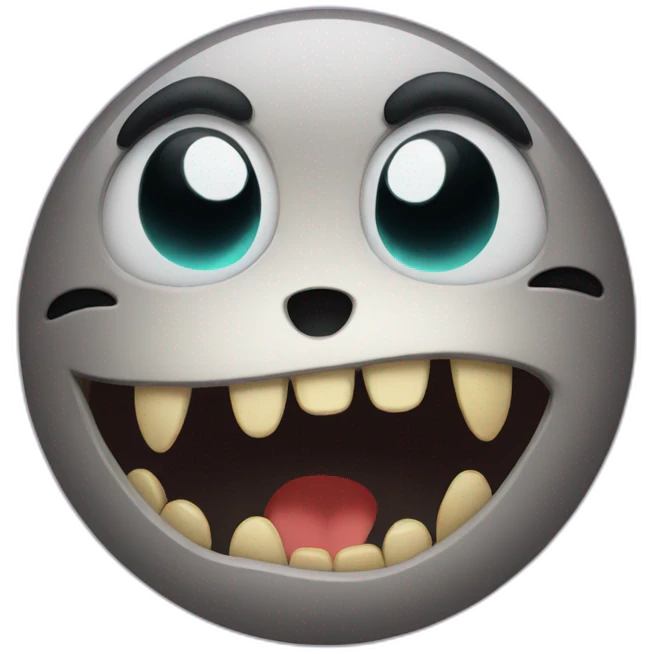 scary mewing emoji