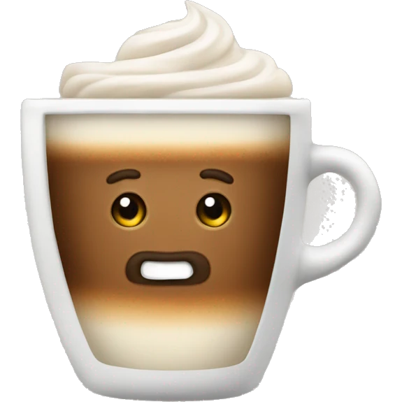 A cappuccino  emoji