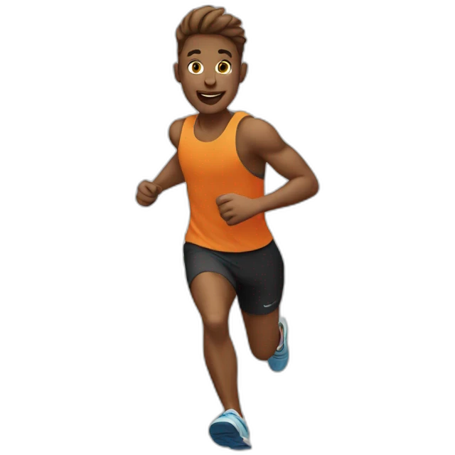 running emoji