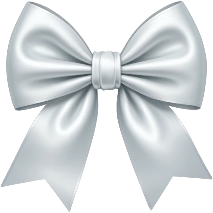 White bow emoji