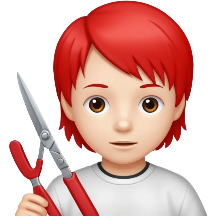 kid scissors emoji