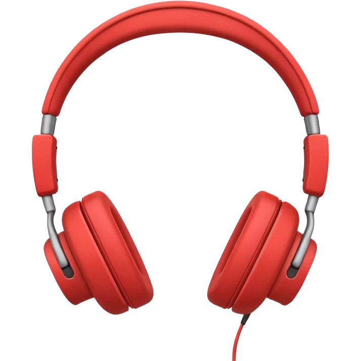 minimalistic headphones emoji
