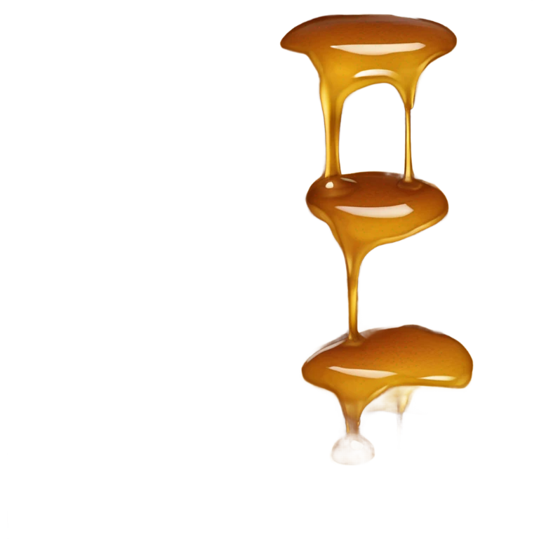 7 layers pancake with liquid honey and butter in the kn top, without plate emoji