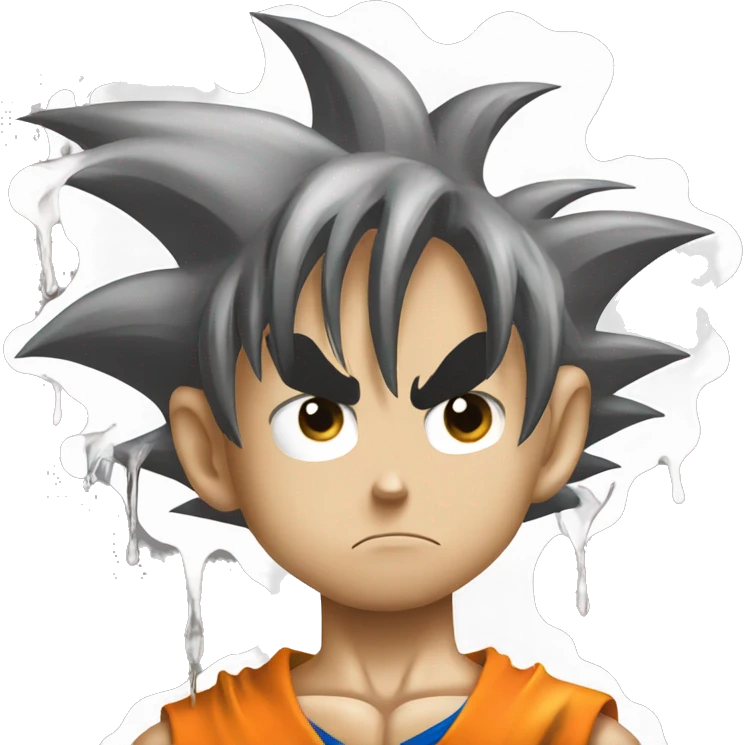 Goku with drip emoji